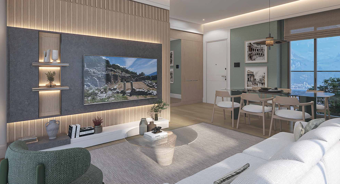 Квартира в Анталии, Турция, 53 м² - фото 14