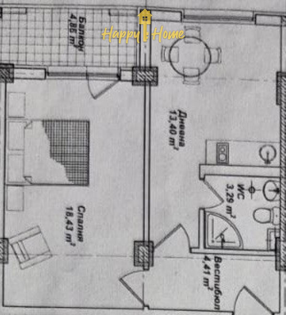Квартира на Солнечном берегу, Болгария, 60 м² - фото 12