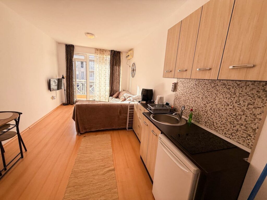 Студия на Солнечном берегу, Болгария, 32 м² - фото 5