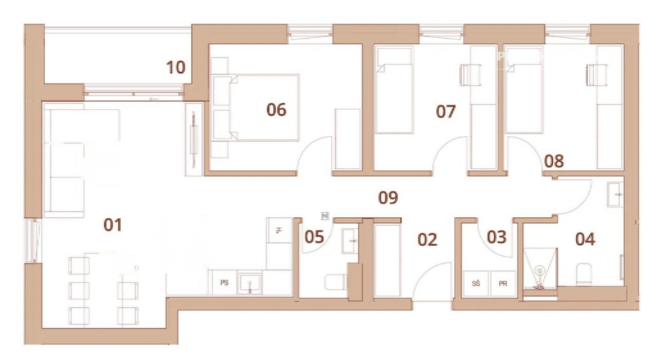 Квартира в Любляне, Словения, 85 м² - фото 1