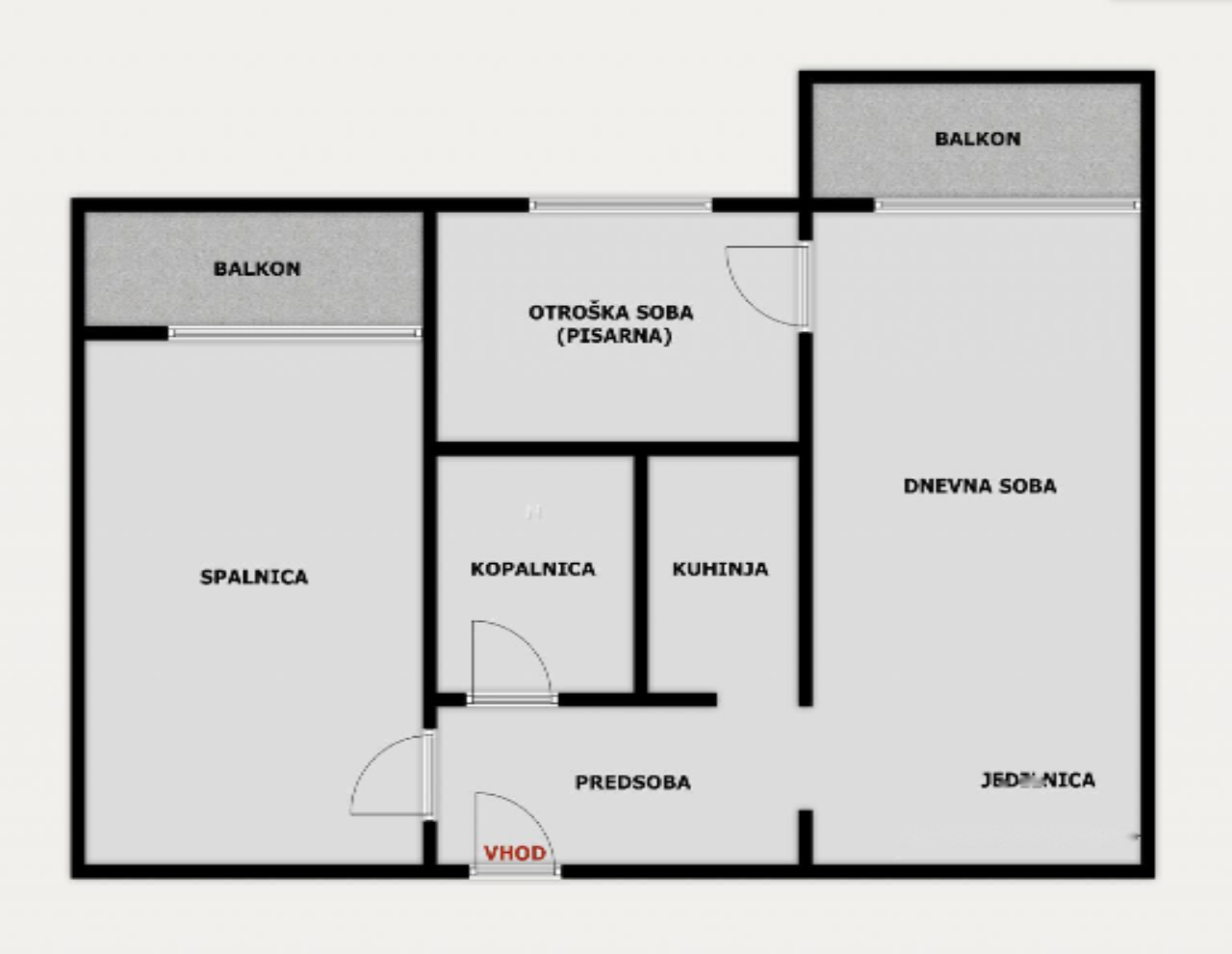 Квартира в Любляне, Словения, 75 м² - фото 2
