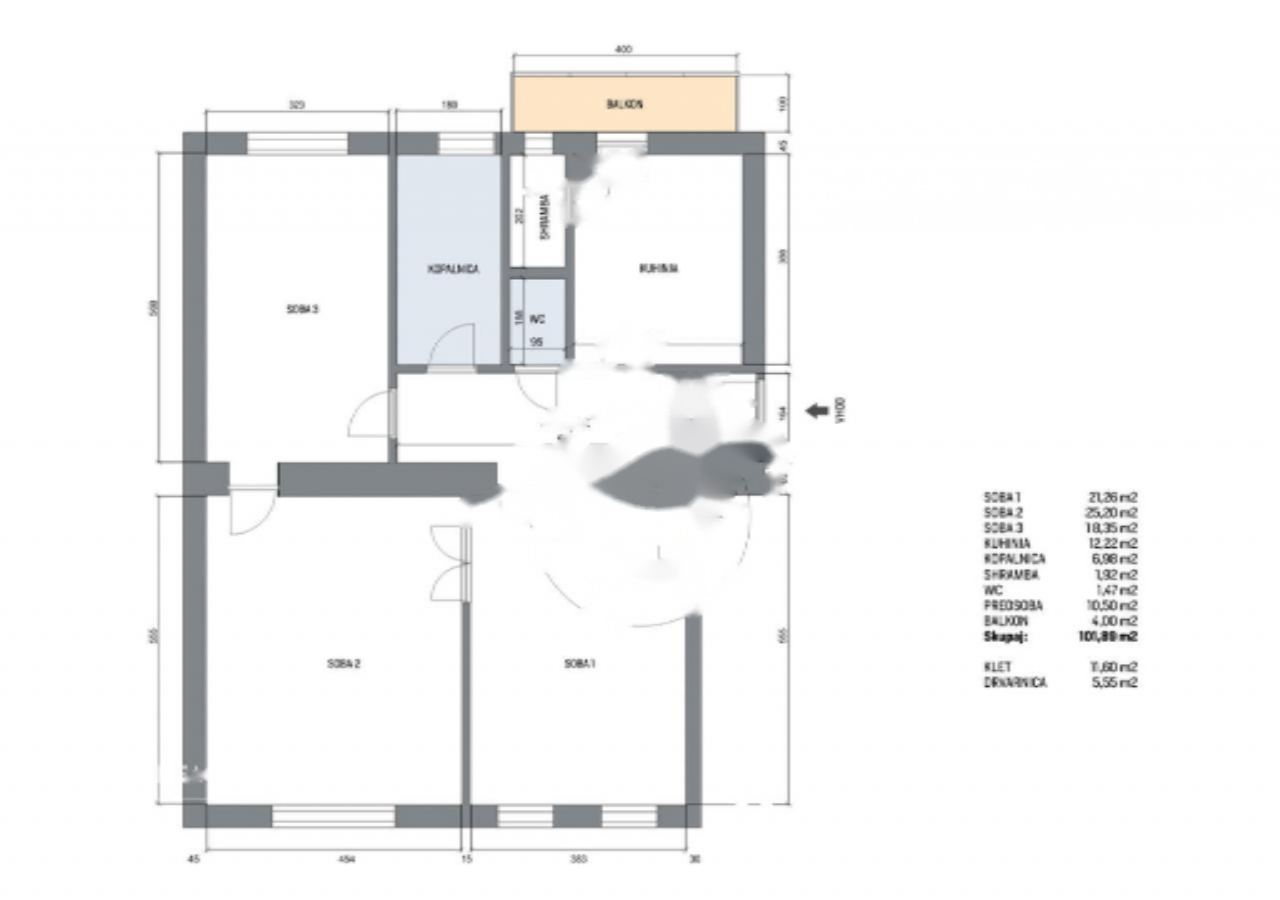 Квартира в Любляне, Словения, 118 м² - фото 2