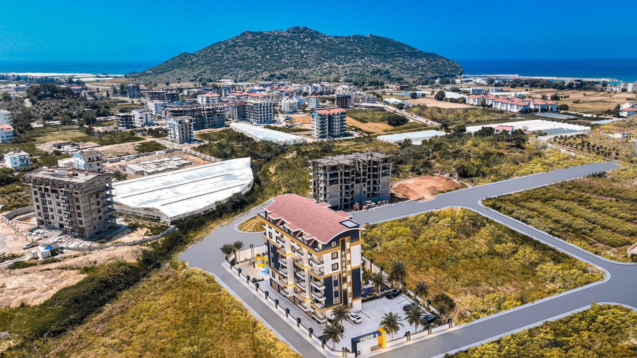 Апартаменты в Газипаше, Турция, 50 м² - фото 10