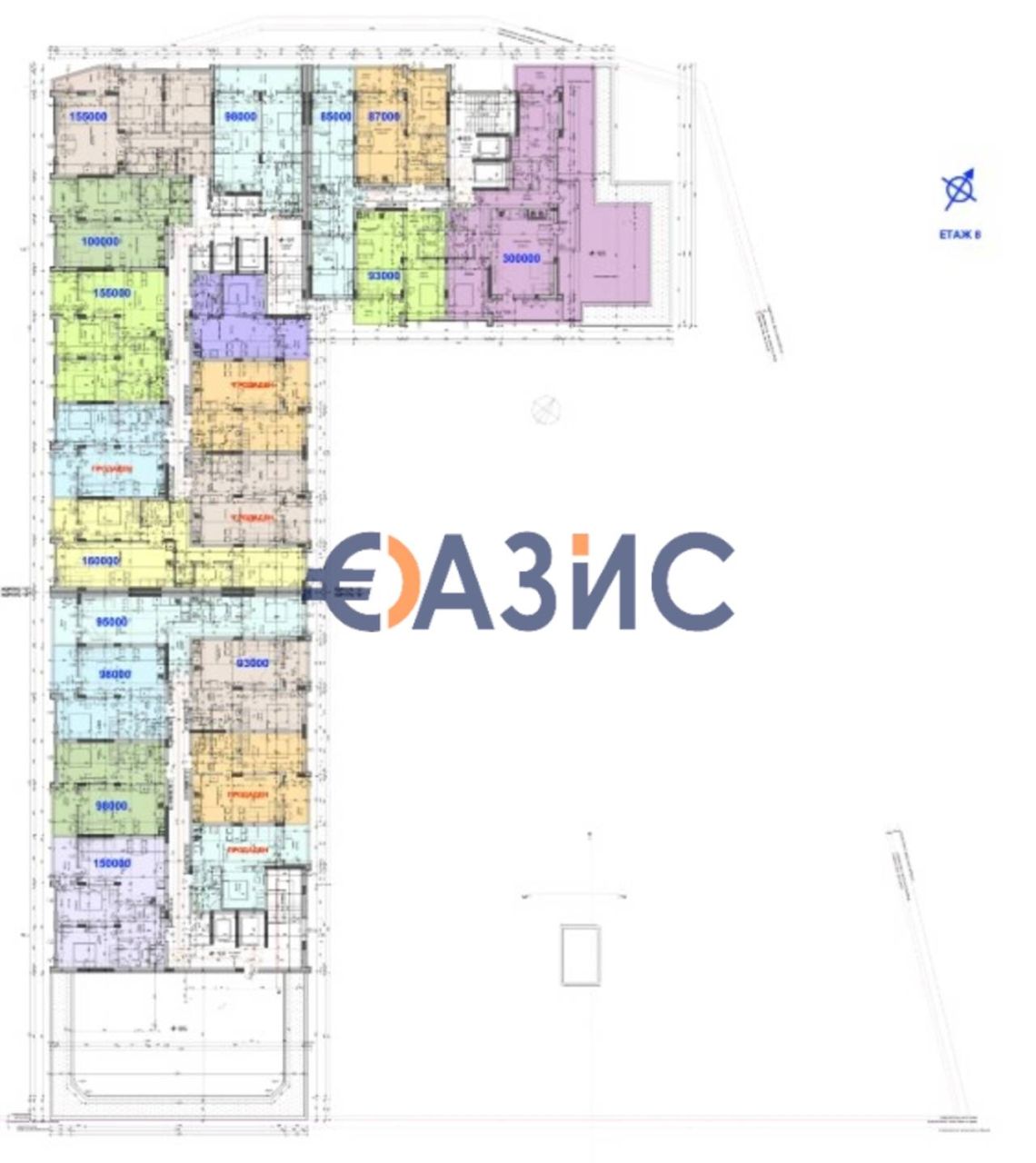 Апартаменты в Бургасе, Болгария, 65.1 м² - фото 13