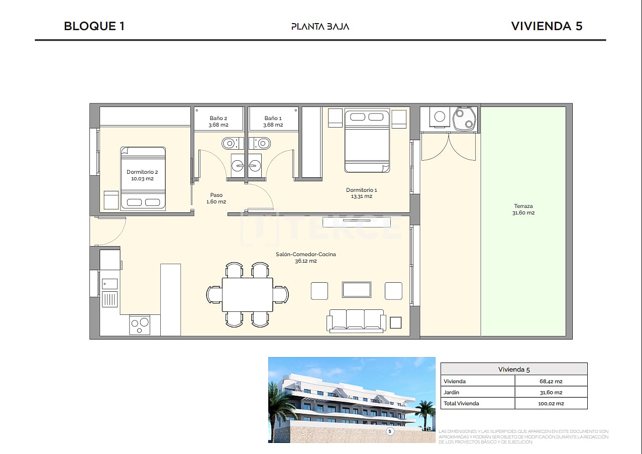 Апартаменты в Финестрате, Испания, 88 м² - фото 15