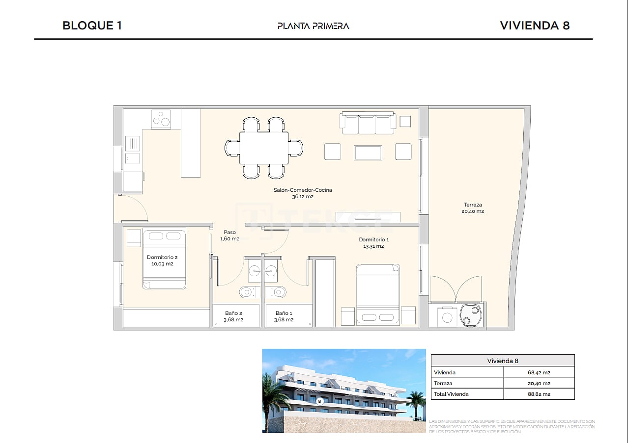 Пентхаус в Финестрате, Испания, 150 м² - фото 18