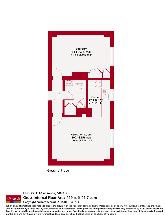 Квартира в Лондоне, Великобритания, 42 м² - фото 7