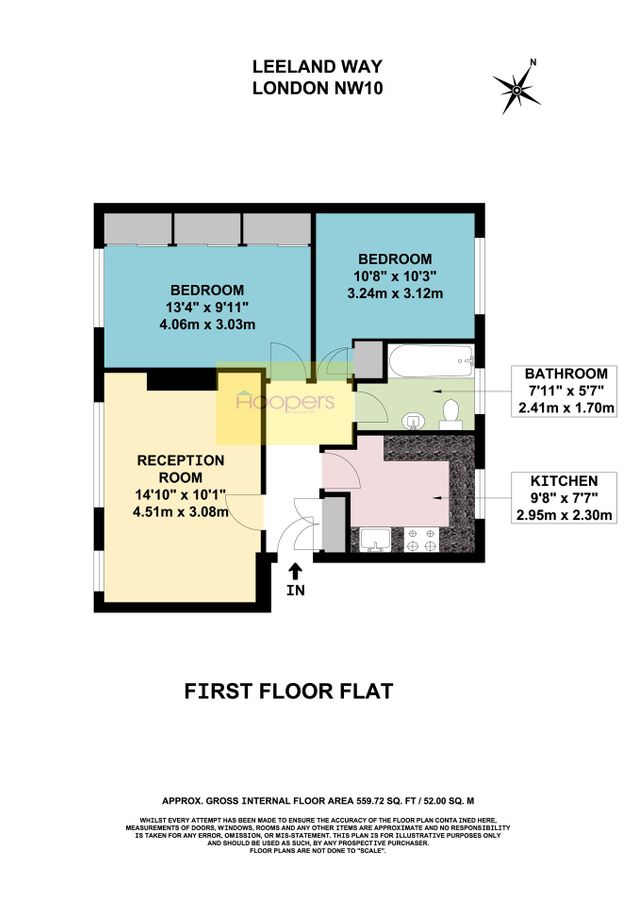 Квартира в Лондоне, Великобритания, 52 м² - фото 8