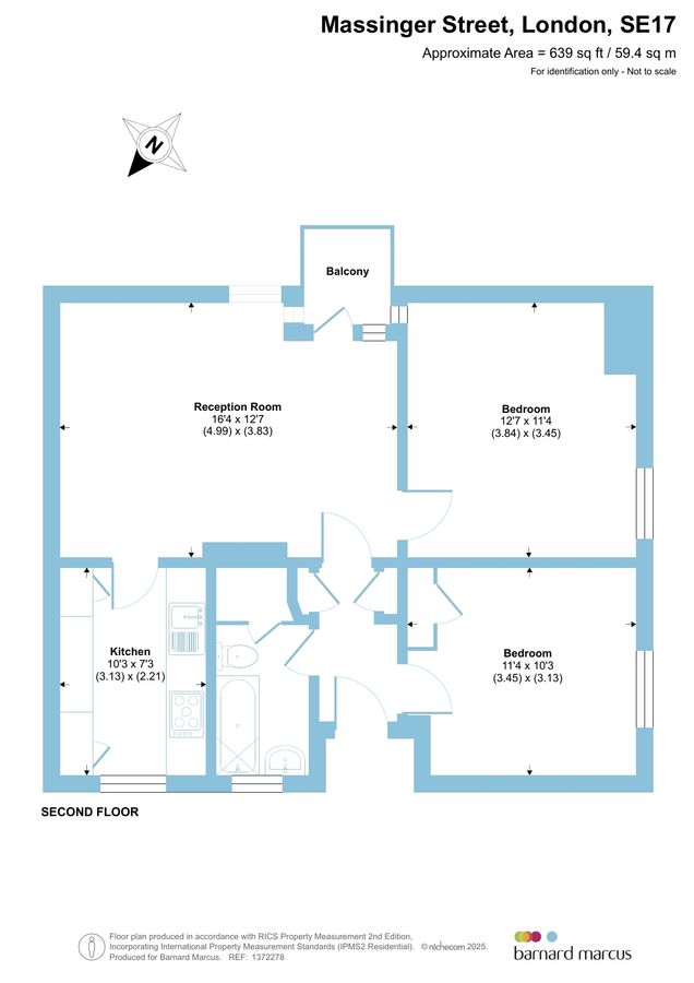 Квартира в Лондоне, Великобритания, 59 м² - фото 14
