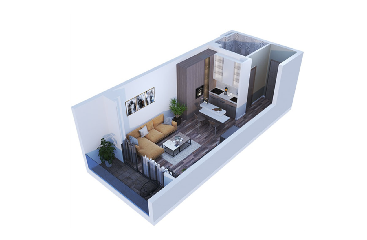 Квартира в Батуми, Грузия, 36 м² - фото 1