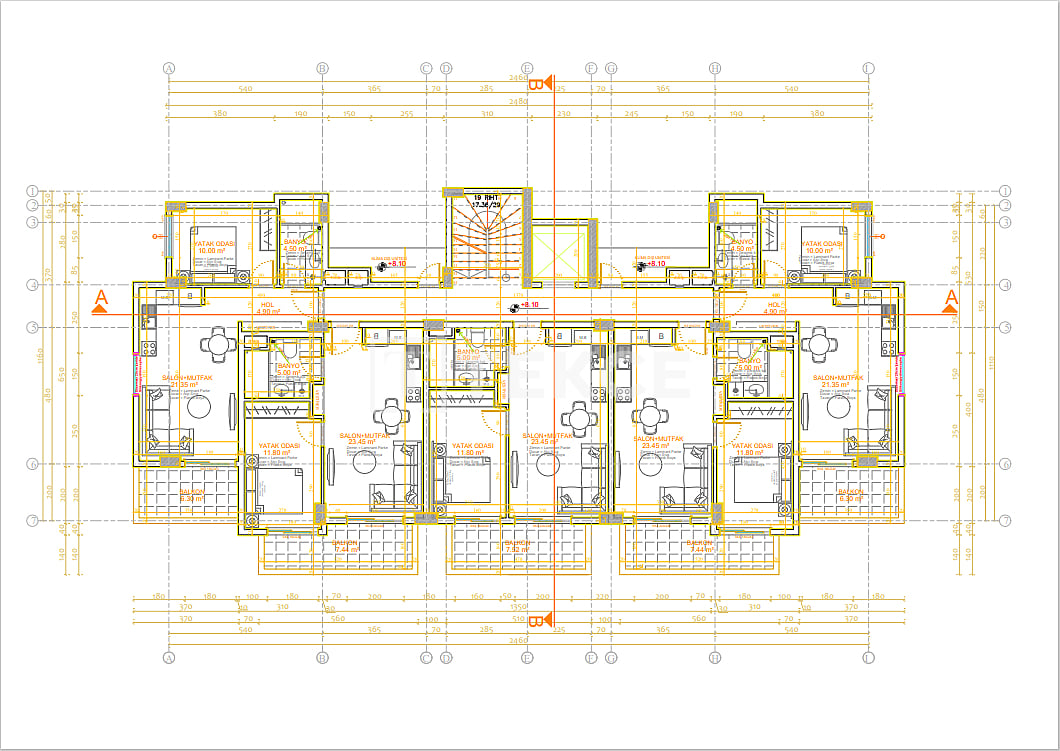 Пентхаус в Алании, Турция, 110 м² - фото 17