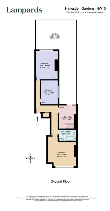Квартира в Лондоне, Великобритания, 57 м² - фото 8