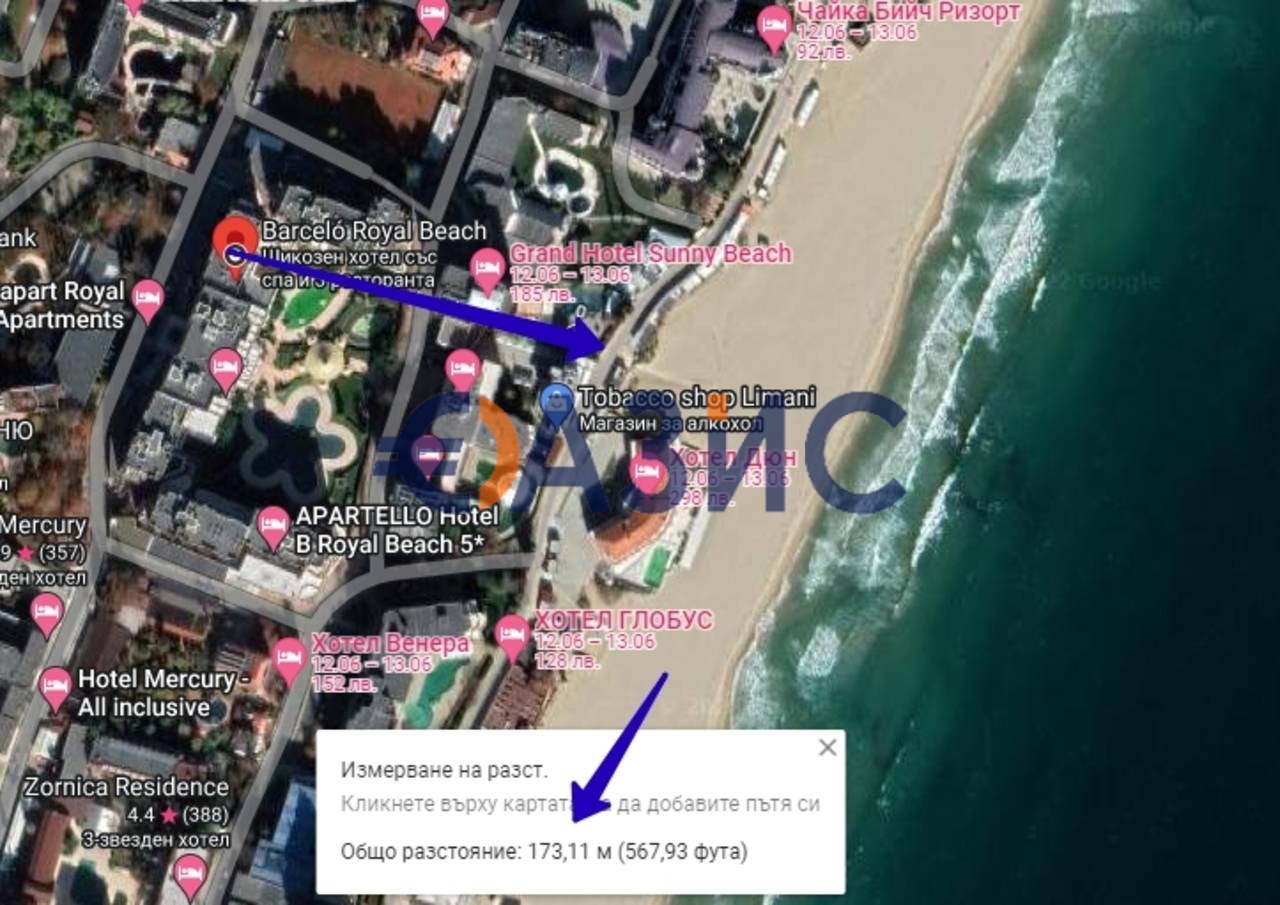 Апартаменты на Солнечном берегу, Болгария, 89 м² - фото 18