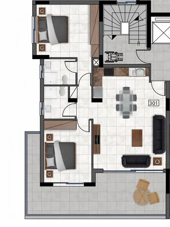 Апартаменты в Лимасоле, Кипр, 102 м² - фото 6