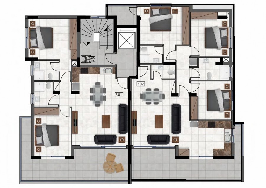 Апартаменты в Лимасоле, Кипр, 129 м² - фото 6