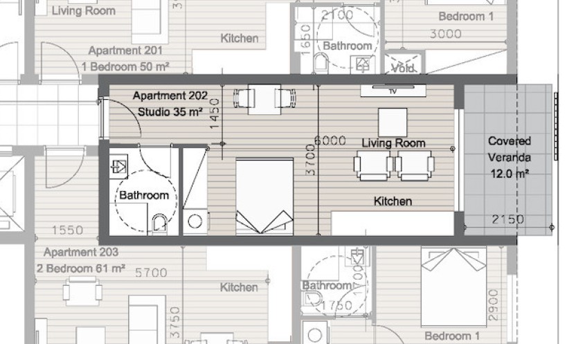 Студия в Лимасоле, Кипр, 47 м² - фото 9