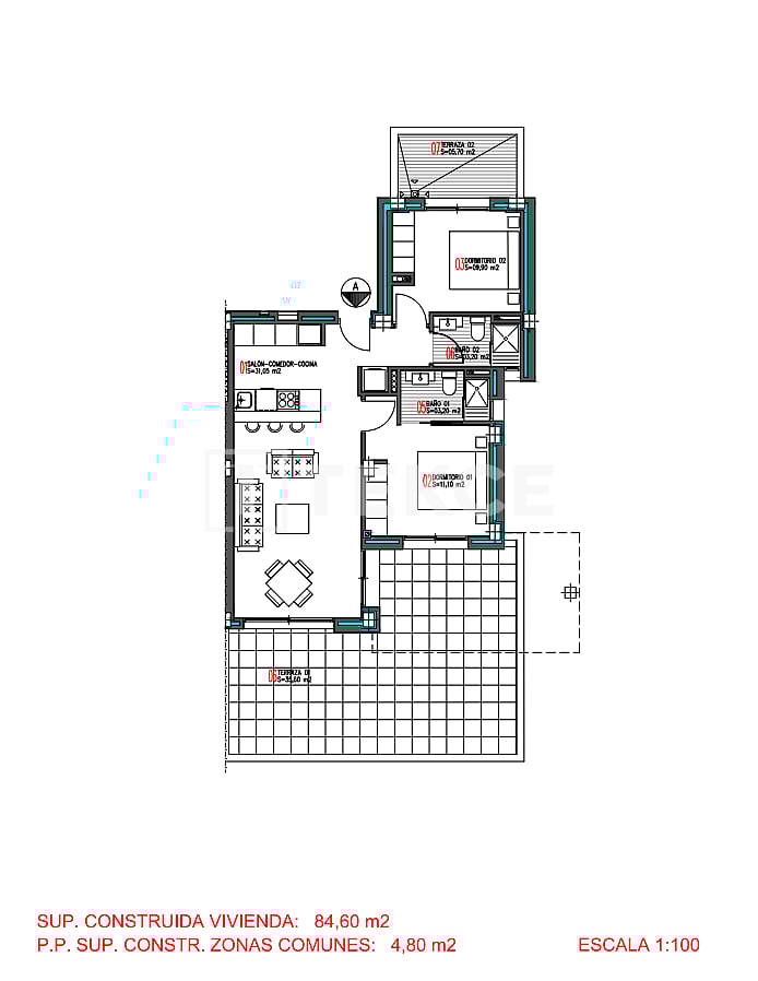 Пентхаус в Торревьехе, Испания, 87 м² - фото 15