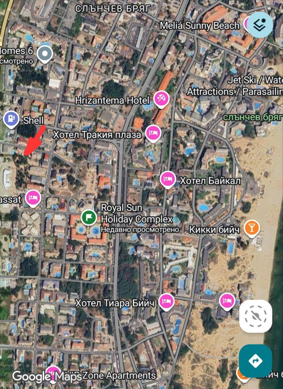 Квартира на Солнечном берегу, Болгария, 42 м² - фото 10