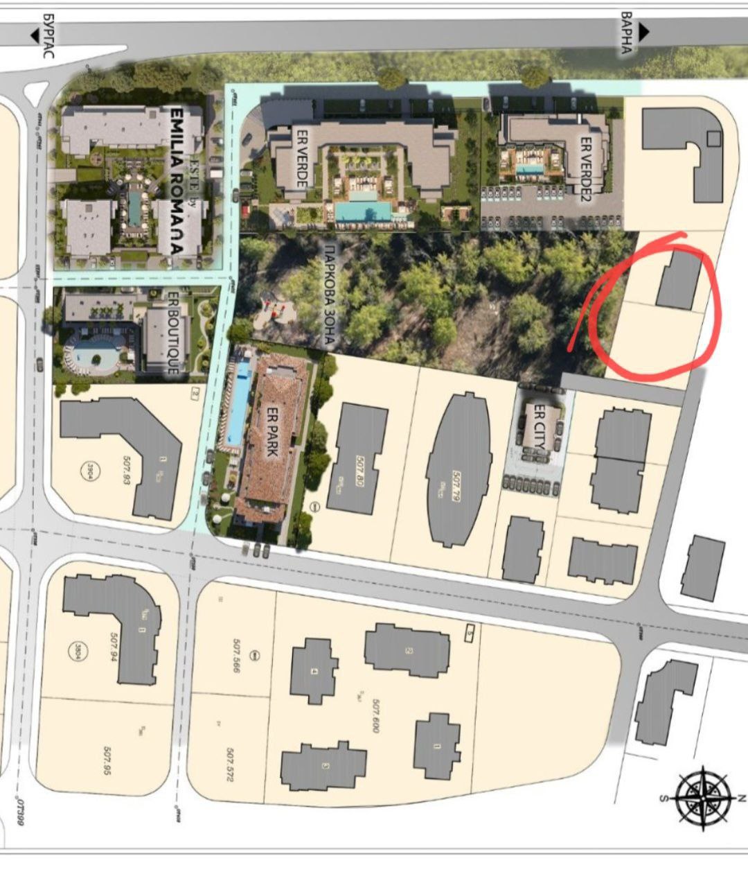 Квартира на Солнечном берегу, Болгария, 42 м² - фото 8