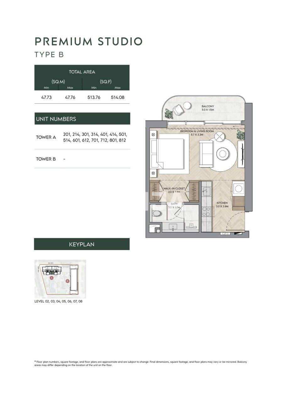 Апартаменты в Рас-эль-Хайме, ОАЭ, 30 м² - фото 2
