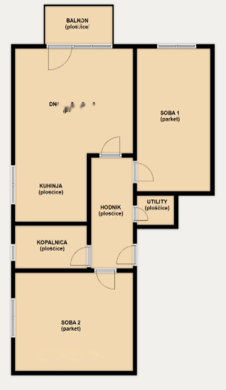Квартира в Любляне, Словения, 76 м² - фото 2