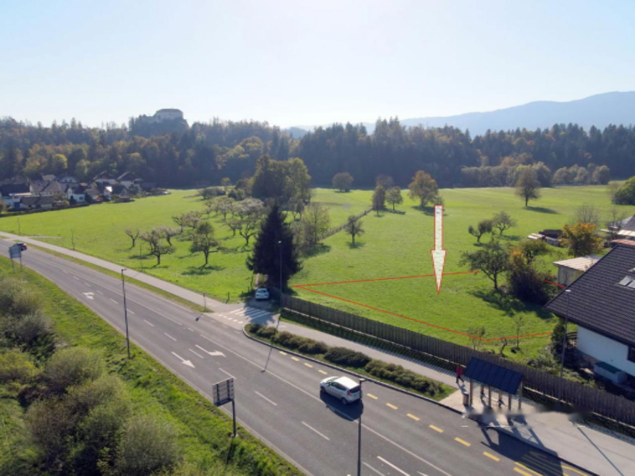 Земля в Бледе, Словения, 887 м² - фото 5