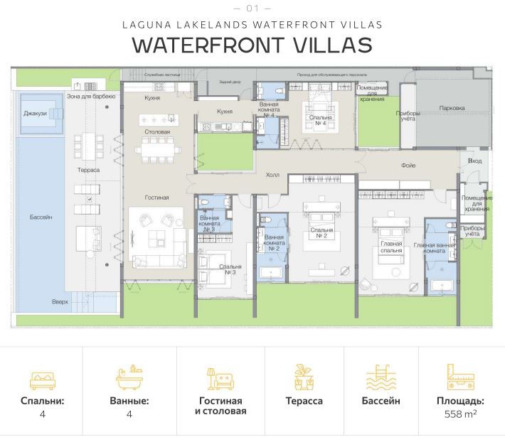 Вилла на острове Пхукет, Таиланд, 558 м² - фото 7