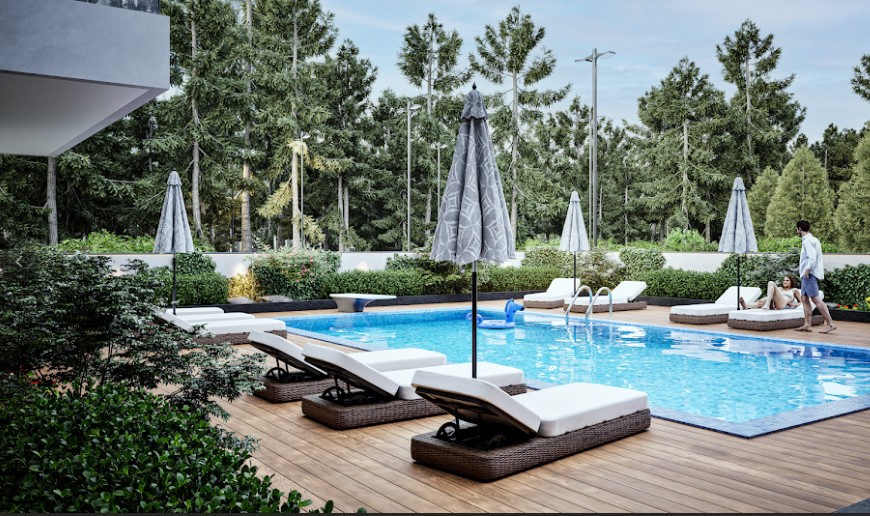 Апартаменты в Ларнаке, Кипр, 62 м² - фото 1