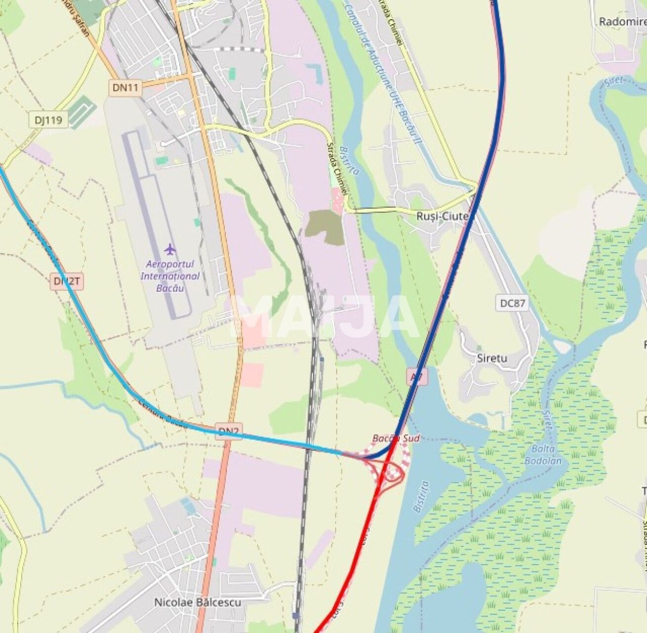Земля Bacău, Румыния, 460 000 м² - фото 4