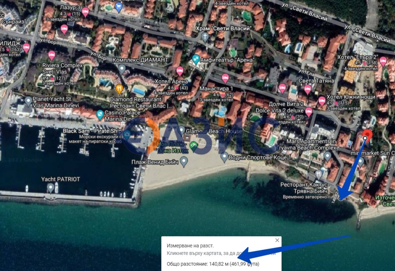 Апартаменты в Святом Власе, Болгария, 48.5 м² - фото 18