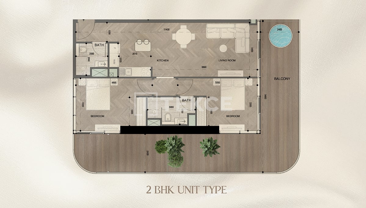 Апартаменты Дубайленд, ОАЭ, 150 м² - фото 15