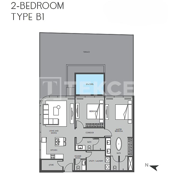 Апартаменты в Дубае, ОАЭ, 111 м² - фото 13