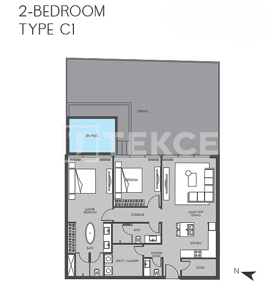 Апартаменты в Дубае, ОАЭ, 183 м² - фото 15