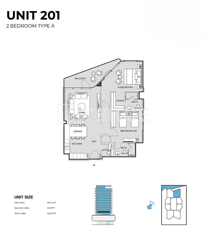 Апартаменты в Дубае, ОАЭ, 111 м² - фото 18