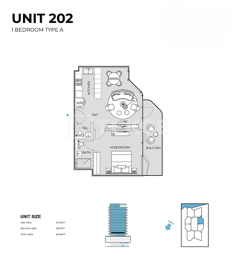 Апартаменты в Дубае, ОАЭ, 154 м² - фото 19