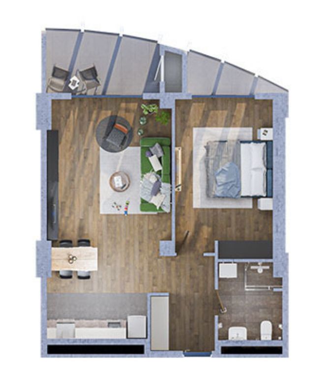 Квартира в Тбилиси, Грузия, 70 м² - фото 1