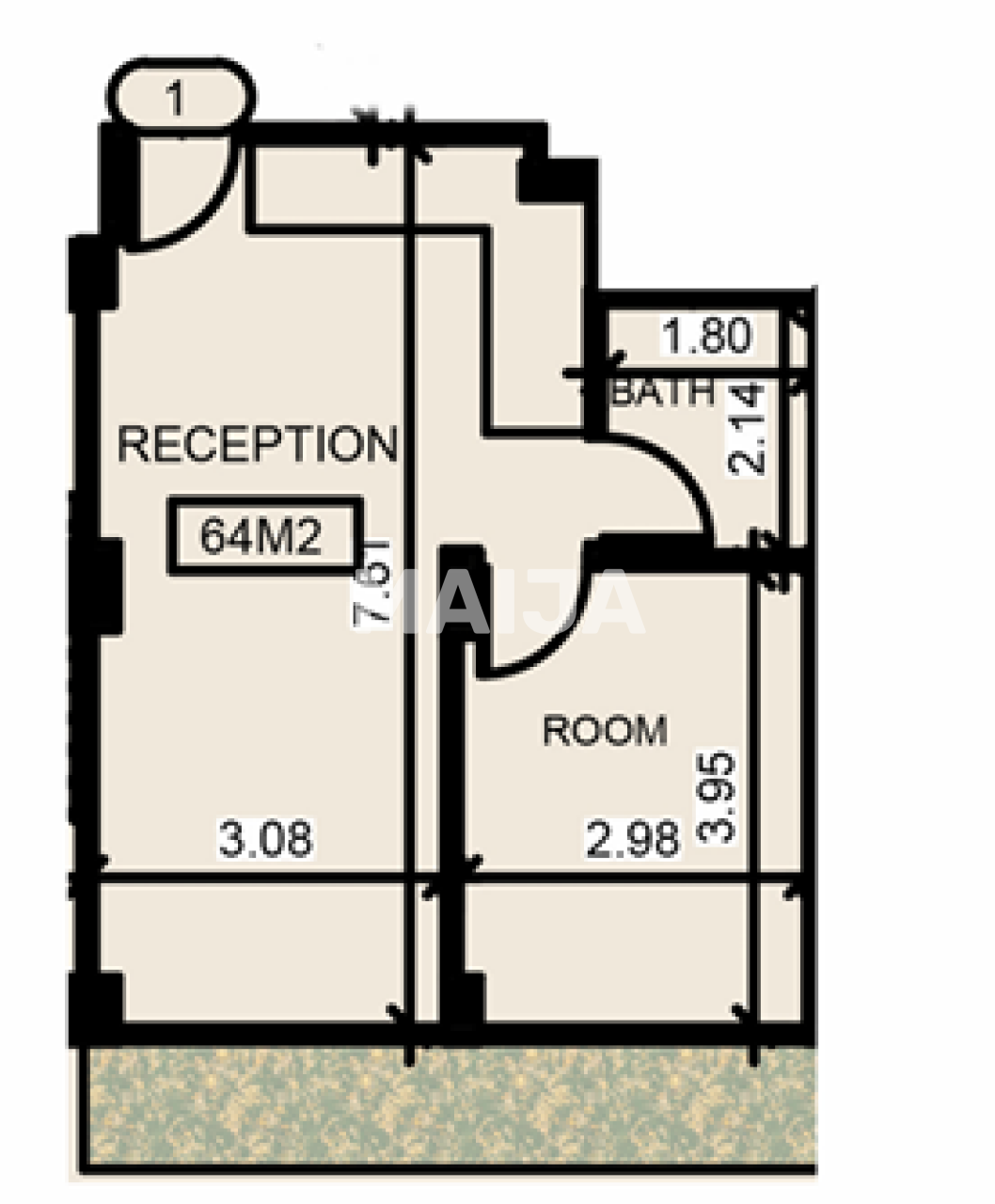 Апартаменты в Хургаде, Египет, 64 м² - фото 2
