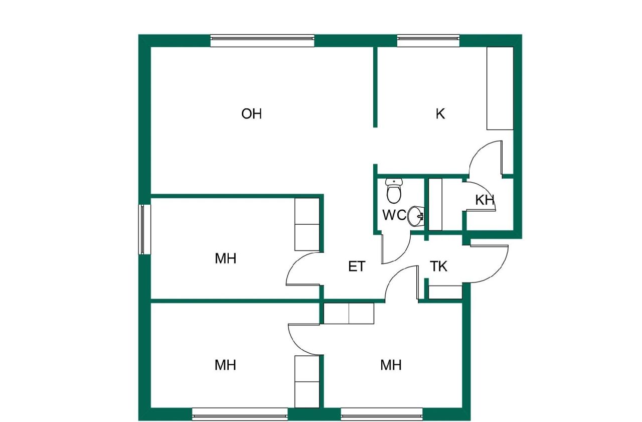Квартира в Варкаусе, Финляндия, 87.5 м² - фото 2