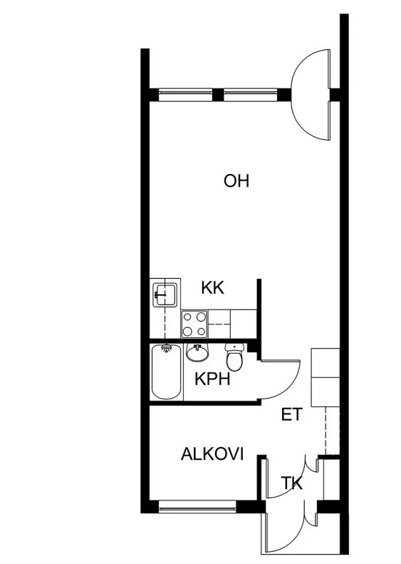 Таунхаус в Пори, Финляндия, 32 м² - фото 3