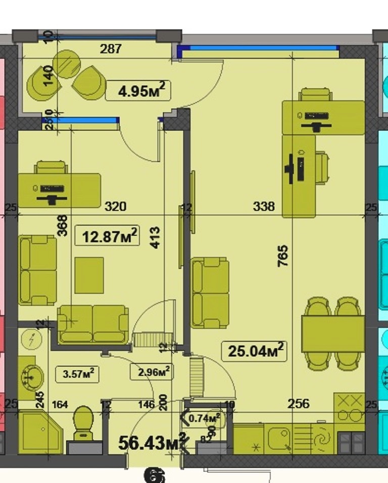 Квартира в Чайке, Болгария, 68 м² - фото 3