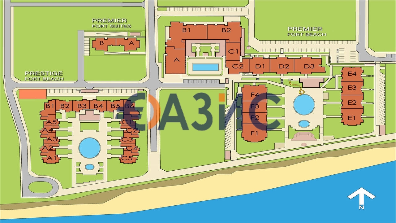 Апартаменты в Святом Власе, Болгария, 61.9 м² - фото 19