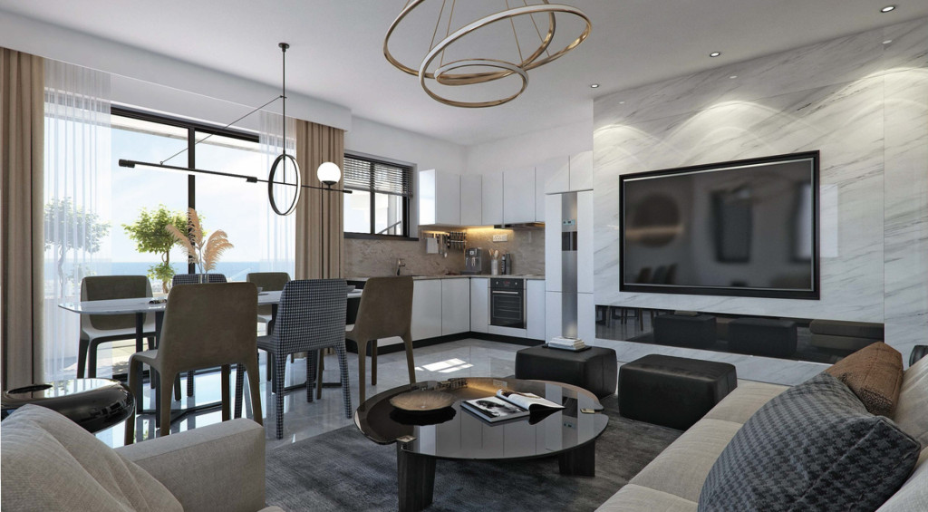 Апартаменты в Ларнаке, Кипр, 93 м² - фото 12