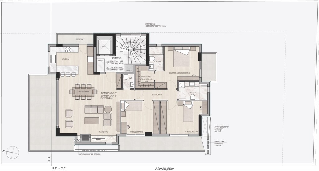 Квартира в Аттике, Греция, 122 м² - фото 7
