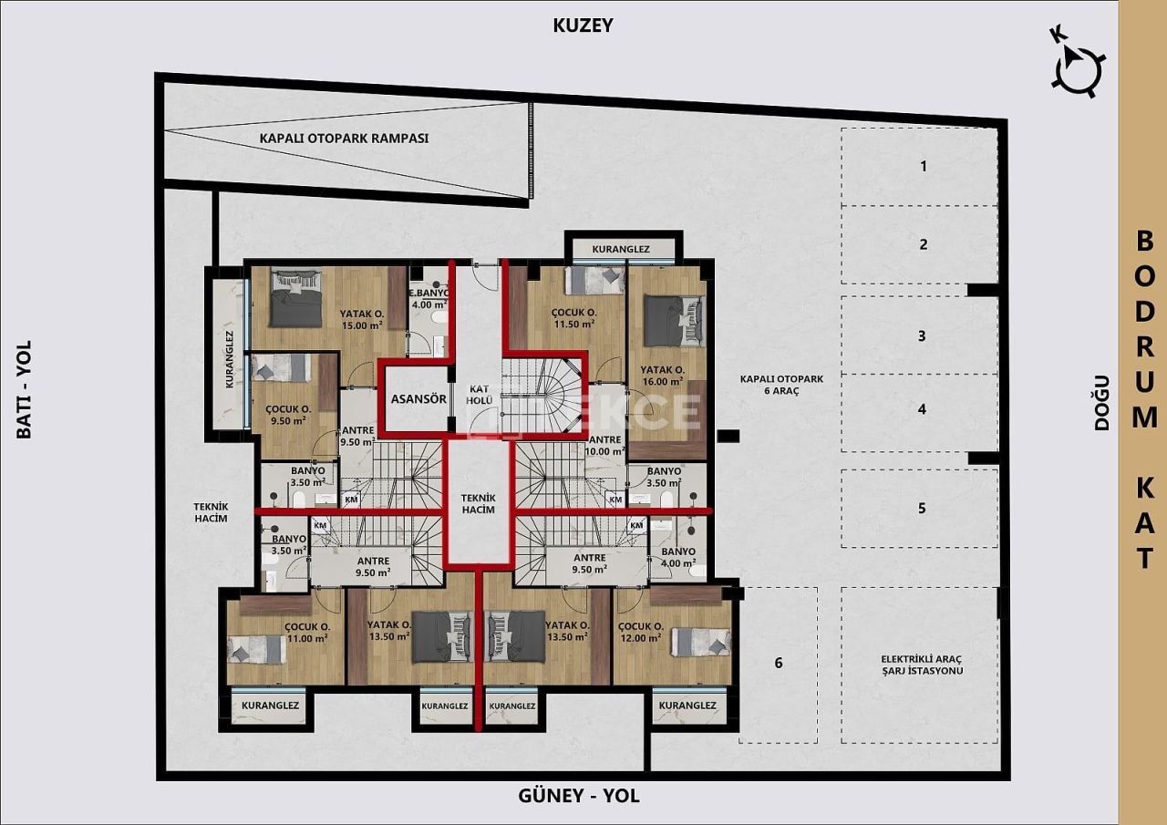 Апартаменты в Анталии, Турция, 105 м² - фото 12