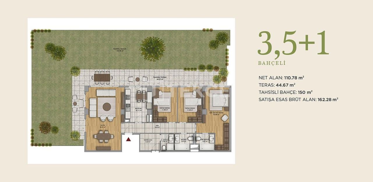 Апартаменты в Анкаре, Турция, 211 м² - фото 16