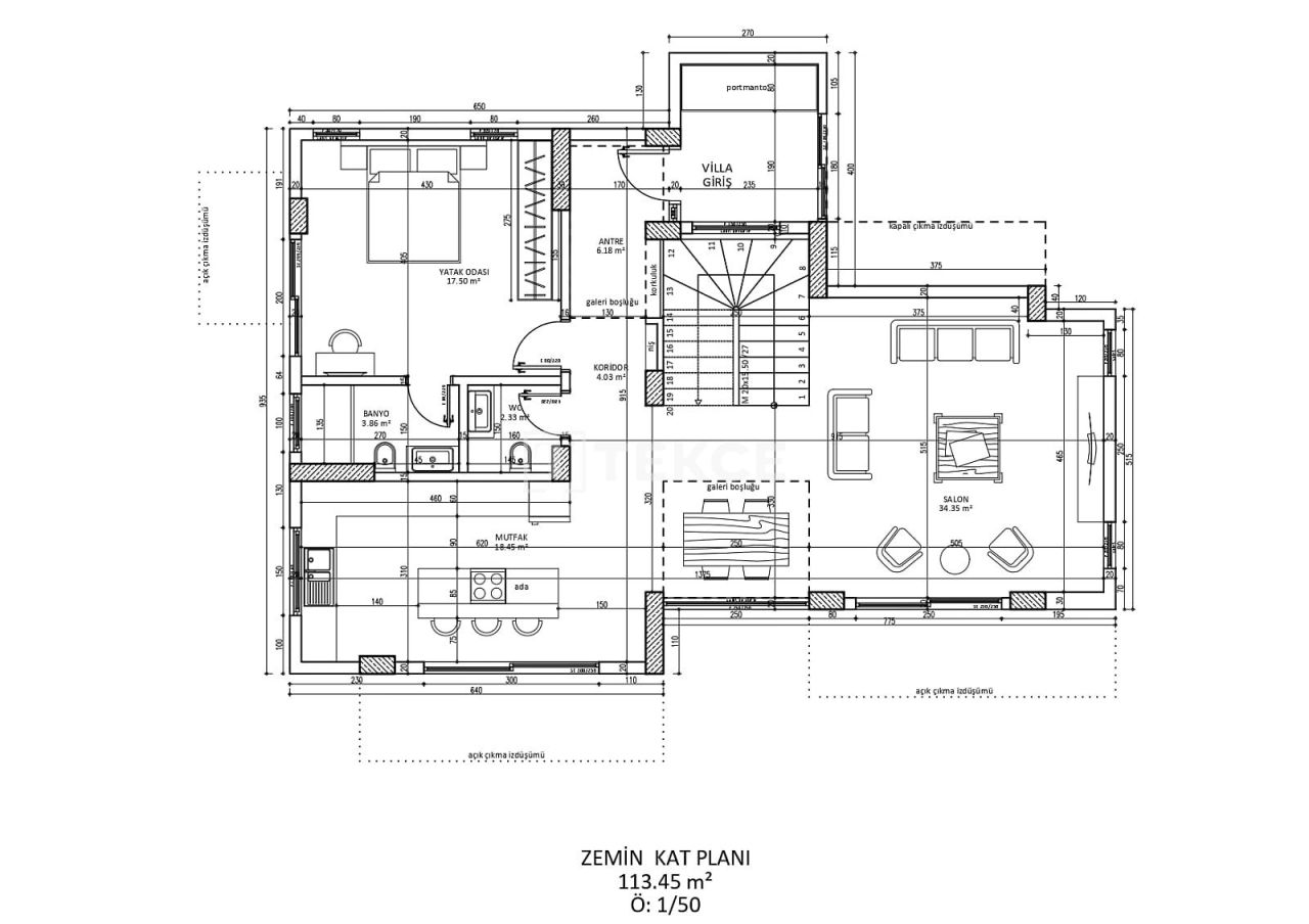Вилла в Фетхие, Турция, 420 м² - фото 19
