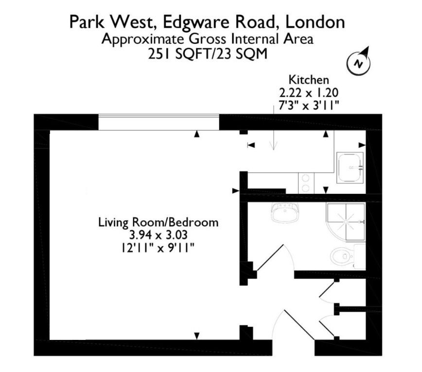 Квартира в Лондоне, Великобритания, 23 м² - фото 7