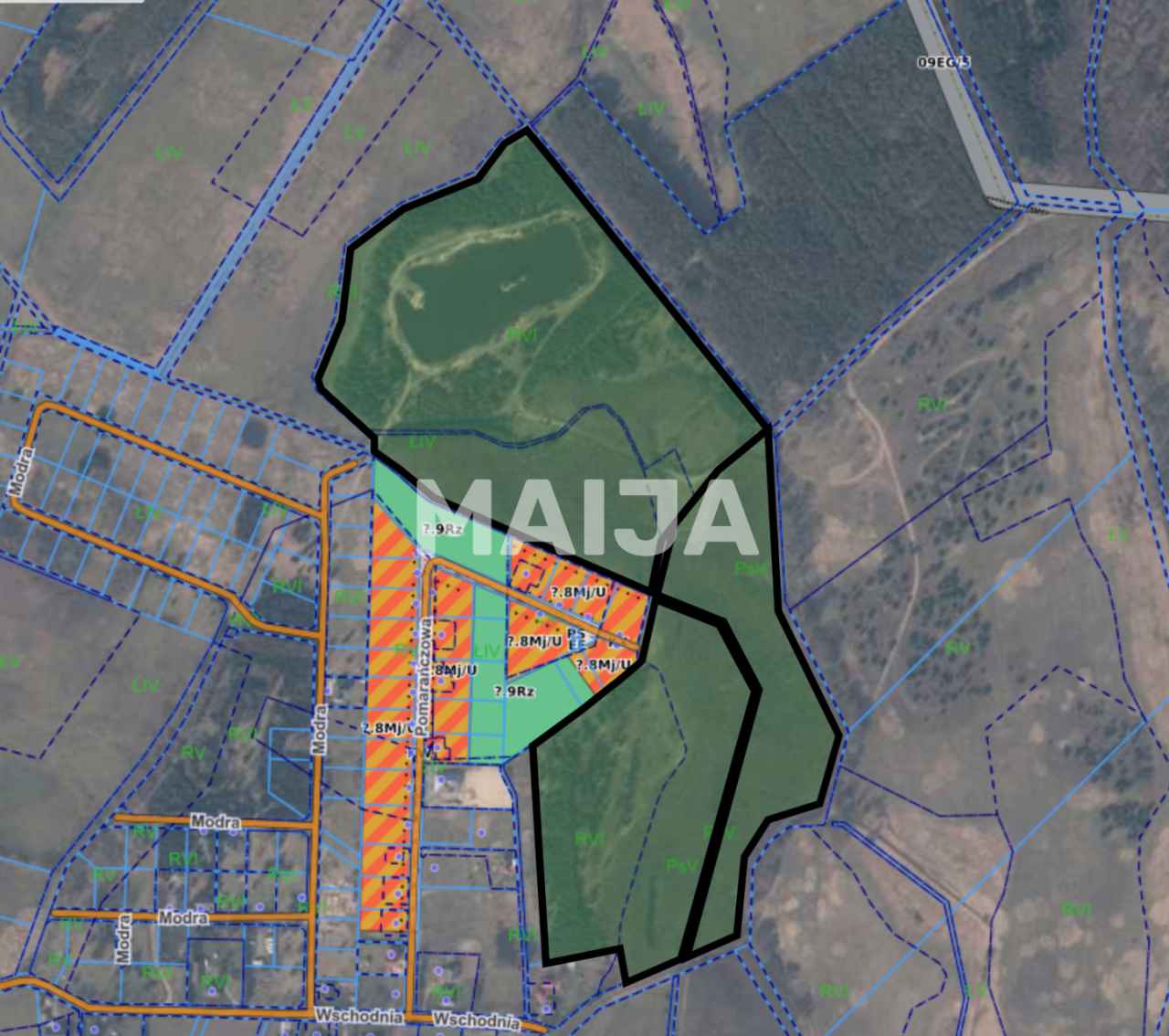Земля Dobra (Szczecińska), Польша, 162 888 м² - фото 4