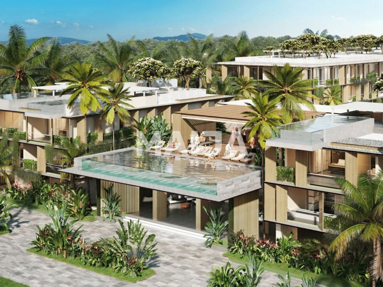 Апартаменты на острове Пхукет, Таиланд, 47 м² - фото 7