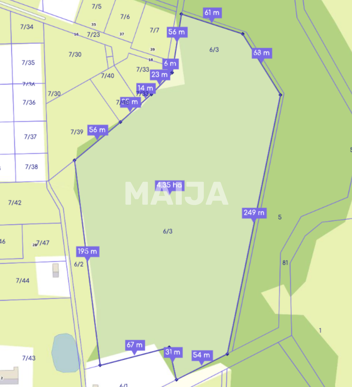 Земля Dobra (Szczecińska), Польша, 162 888 м² - фото 7